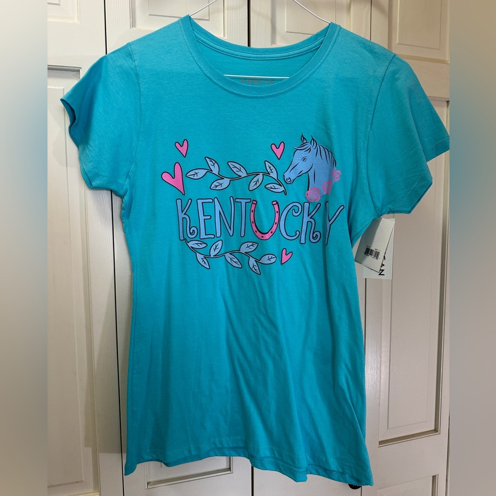 American Crown Kentucky Kids' Blue Graphic T-Shirt